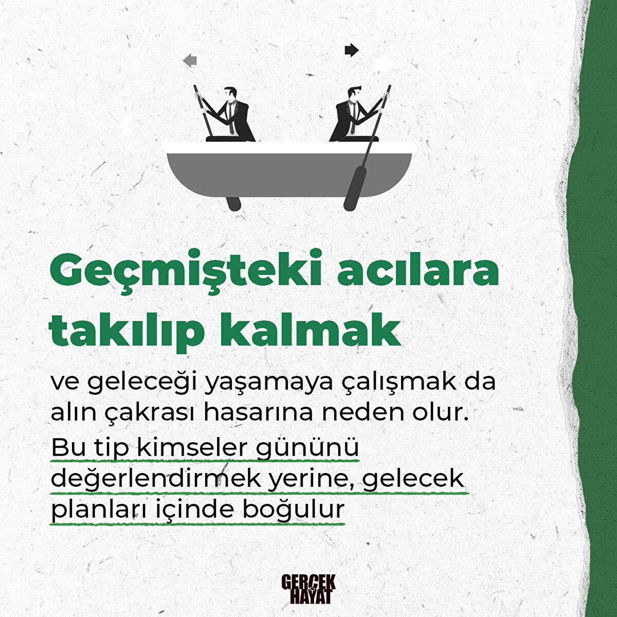 Geçmişe takılıp kalanların çakraları zedelenir
