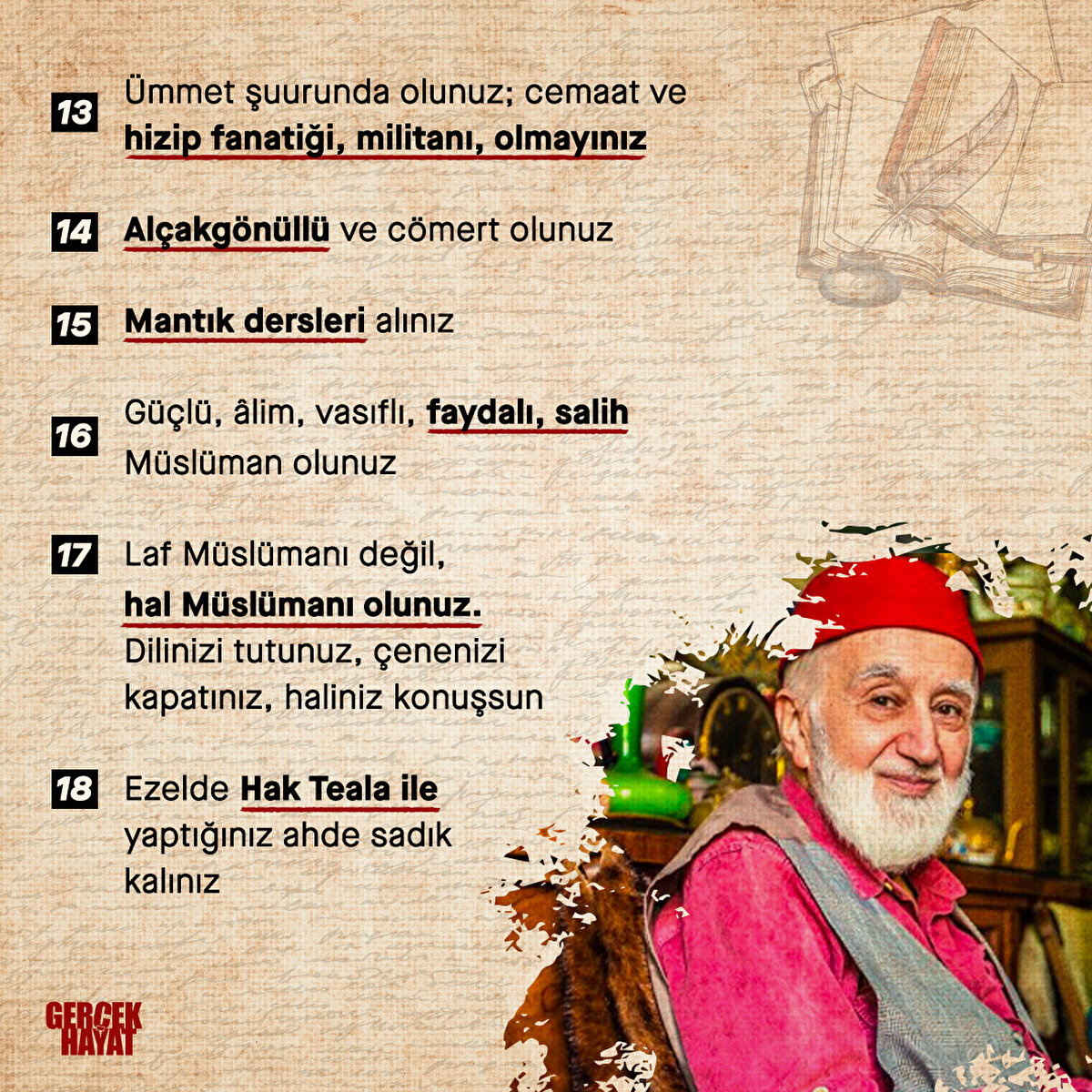 Ezelde Hak Teala ile yaptığımız ahde sadık kalınız