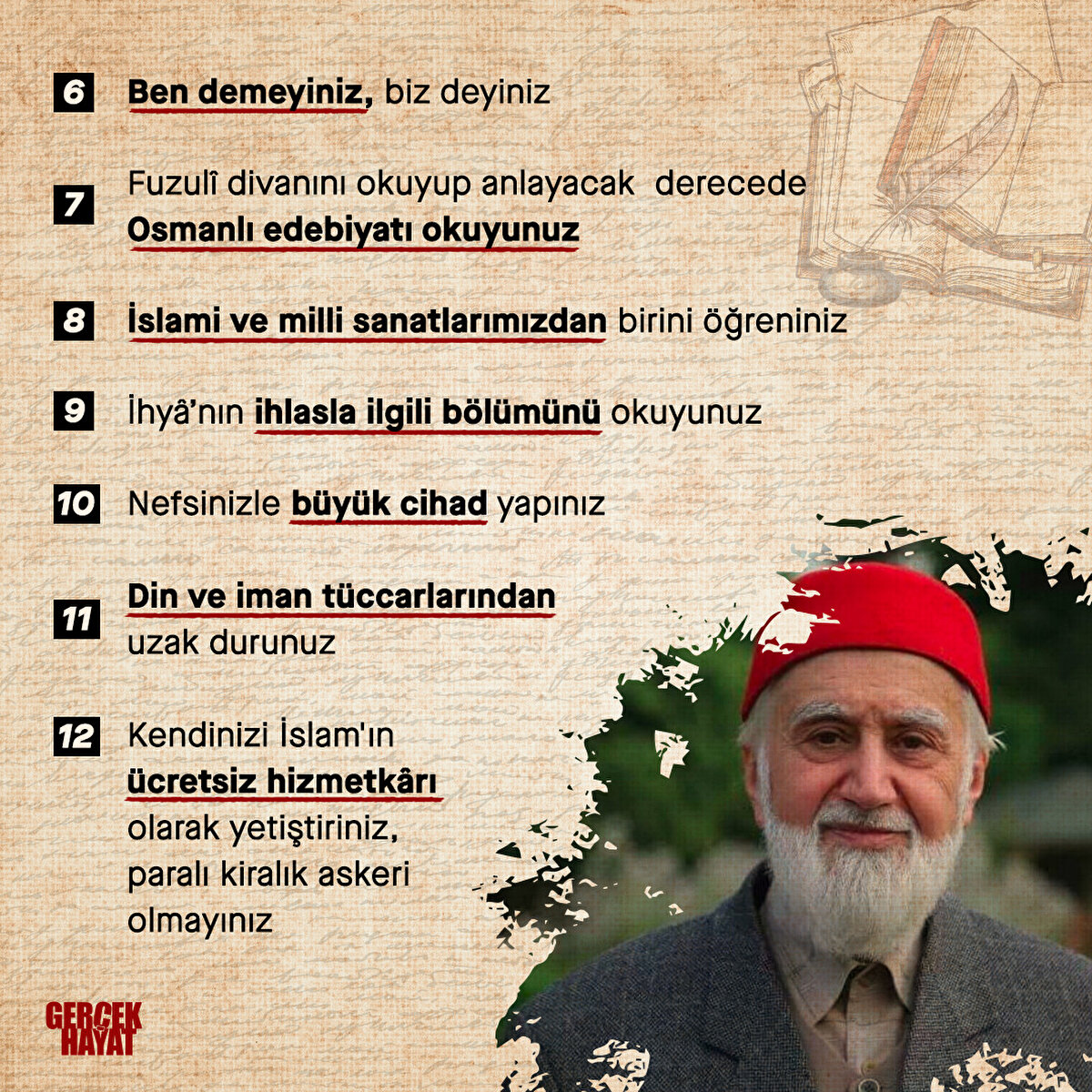 Ben yemeyiniz, biz deyiniz