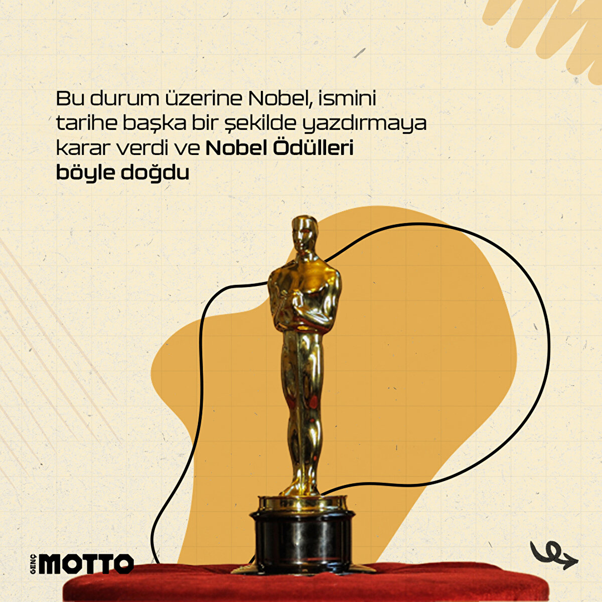 Bu durum üzerine Nobel, ismini tarihe başka bir şekilde yazdırmaya karar verdi ve Nobel Ödülleri böyle doğdu