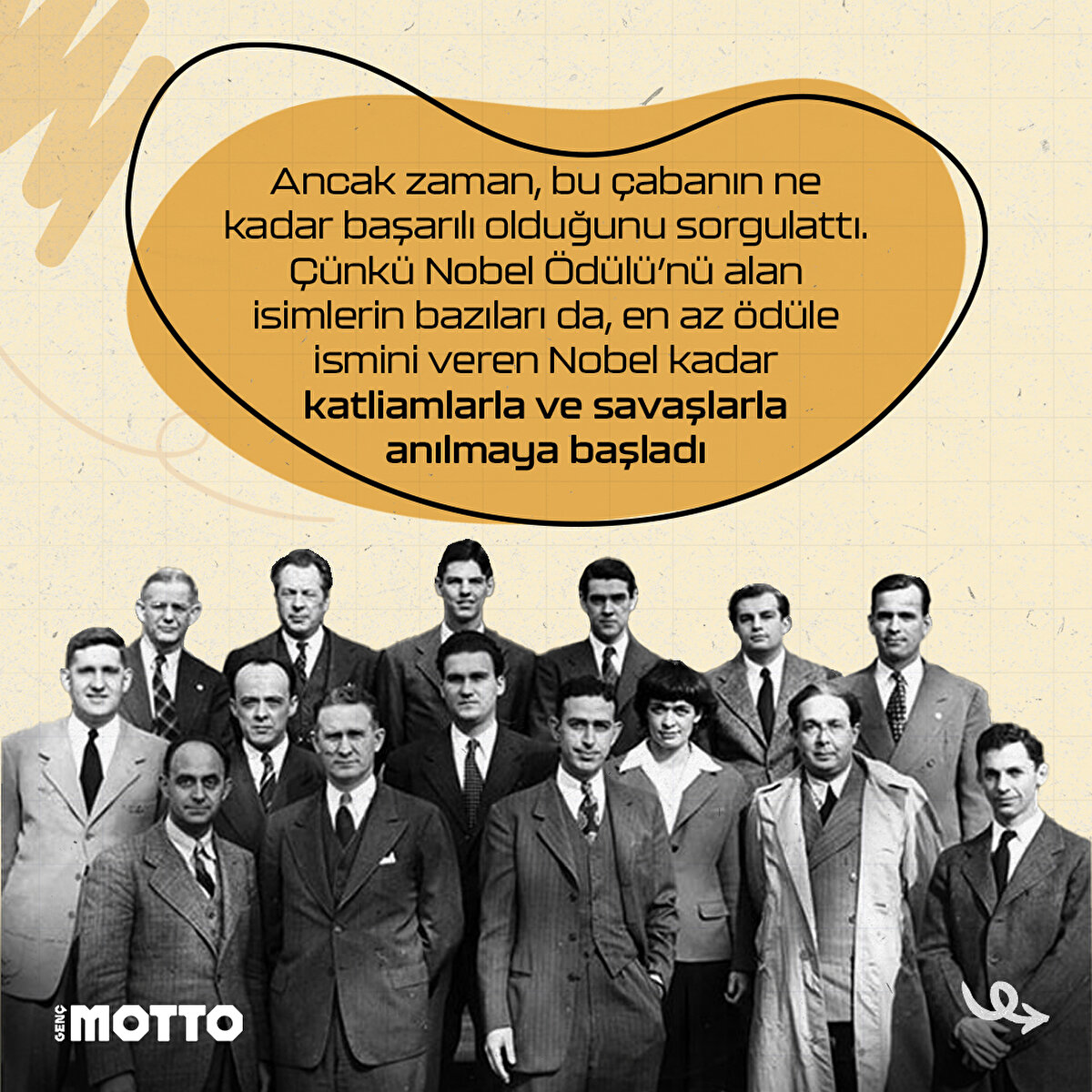 Ancak zaman, bu çabanın ne kadar başarılı olduğunu sorgulattı. Çünkü Nobel Ödülü’nü alan isimlerin bazıları da, en az ödüle ismini veren Nobel kadar katliamlarla ve savaşlarla anılmaya başladı