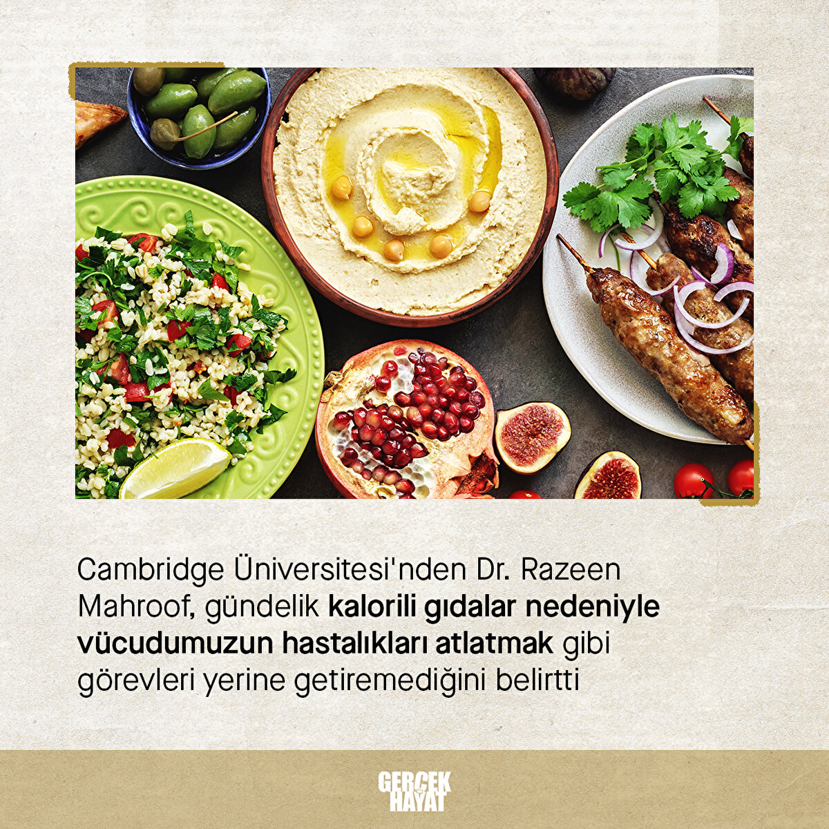 Gündelik kalorili gıdalar nedeniyle vücudumuz hastalıkları atlatmakta zorluk çekiyor