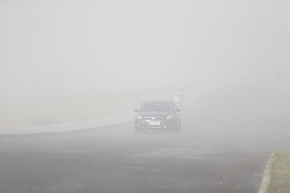 Sürücüler trafikte dikkatli ilerledi.<br>
