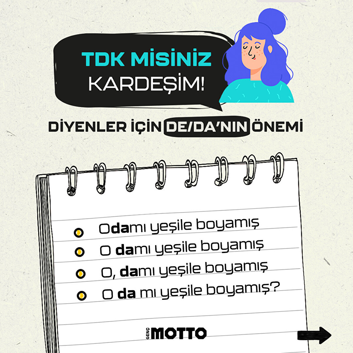 TDK misiniz kardeşim! 