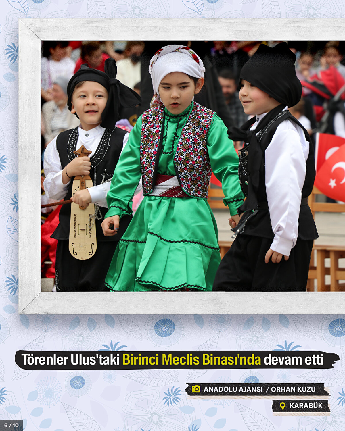 Törenler Ulus'taki Birinci Meclis Binası'nda devam etti