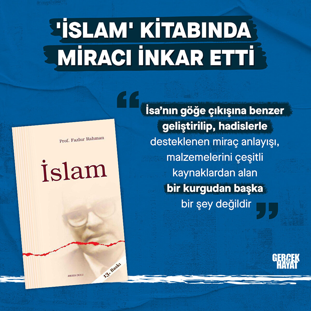 Miracı bile inkar etti