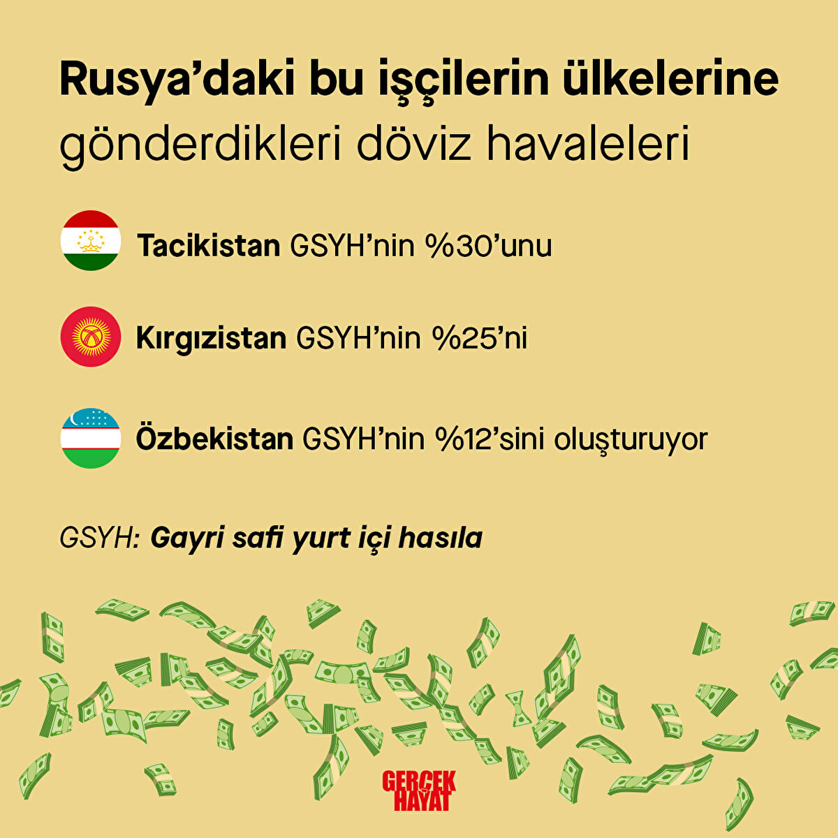 Gayri safi yurt içi hasıla düşüş yaşadı