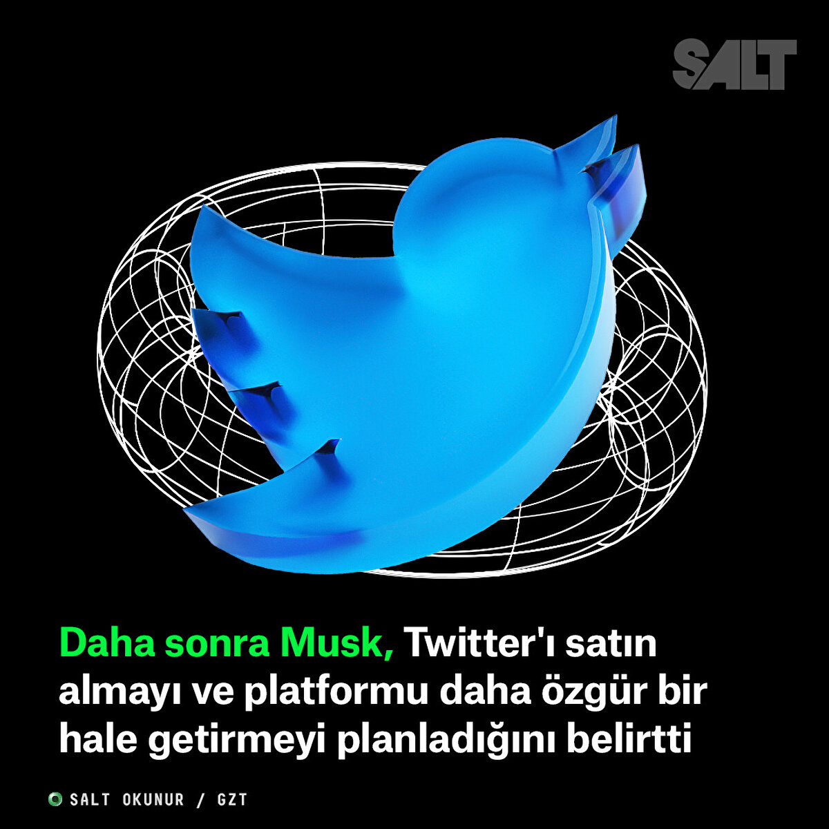 Daha sonra Musk, Twitter'ı satın almayı ve platformu daha özgür bir hale getirmeyi planladığını belirtti
