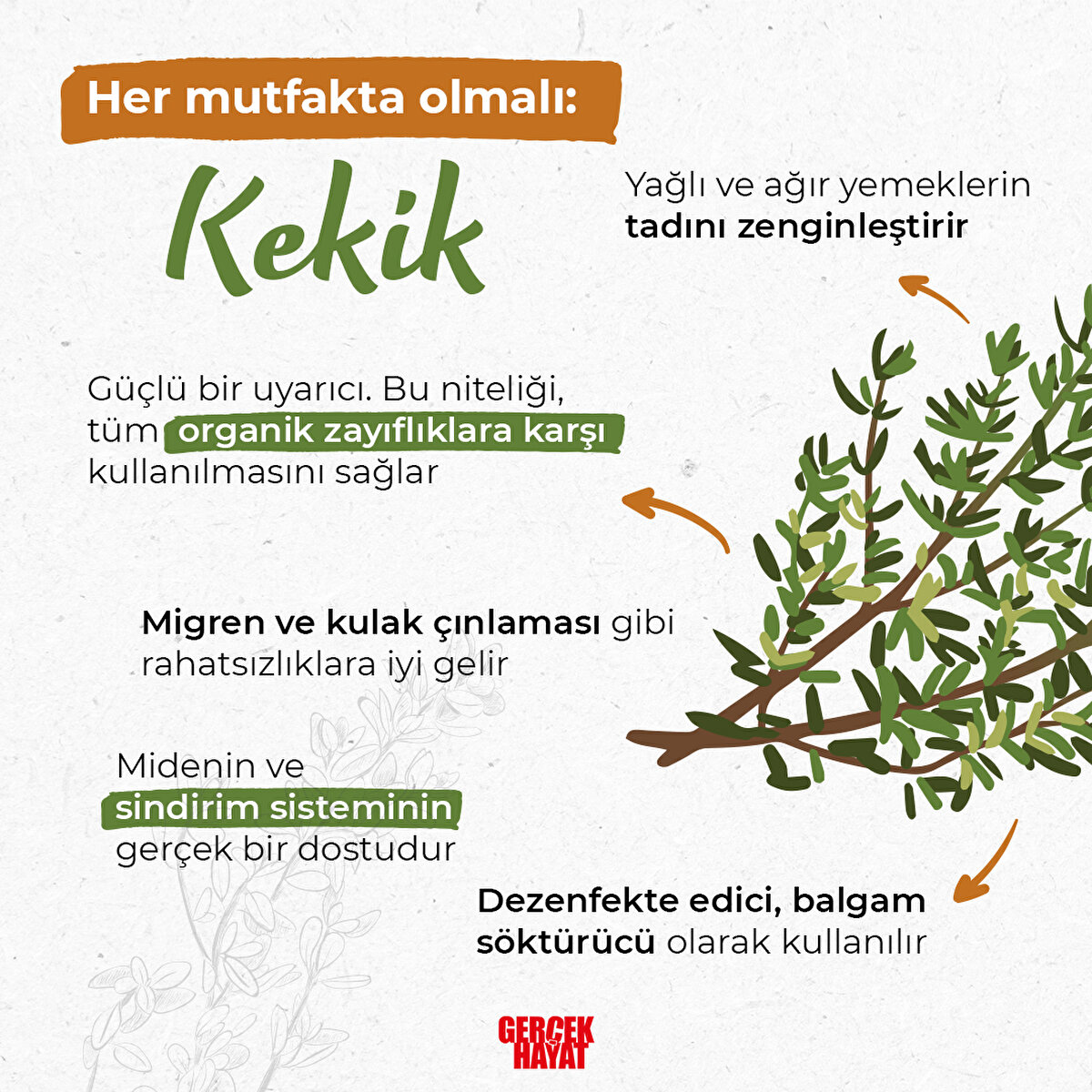 Yağlı ve ağır yemeklerin tadını zenginleştirir