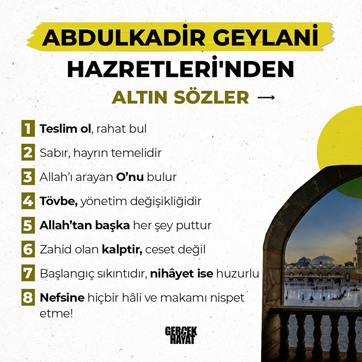 Teslim ol, rahat bul