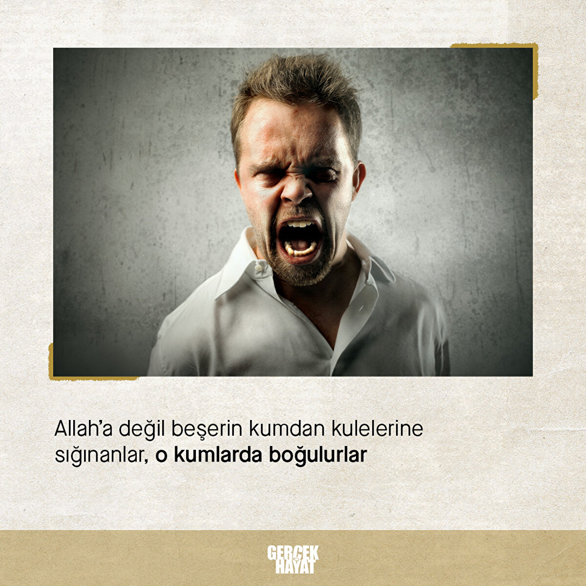 İnsanlık beşerin kumlarında boğuluyor