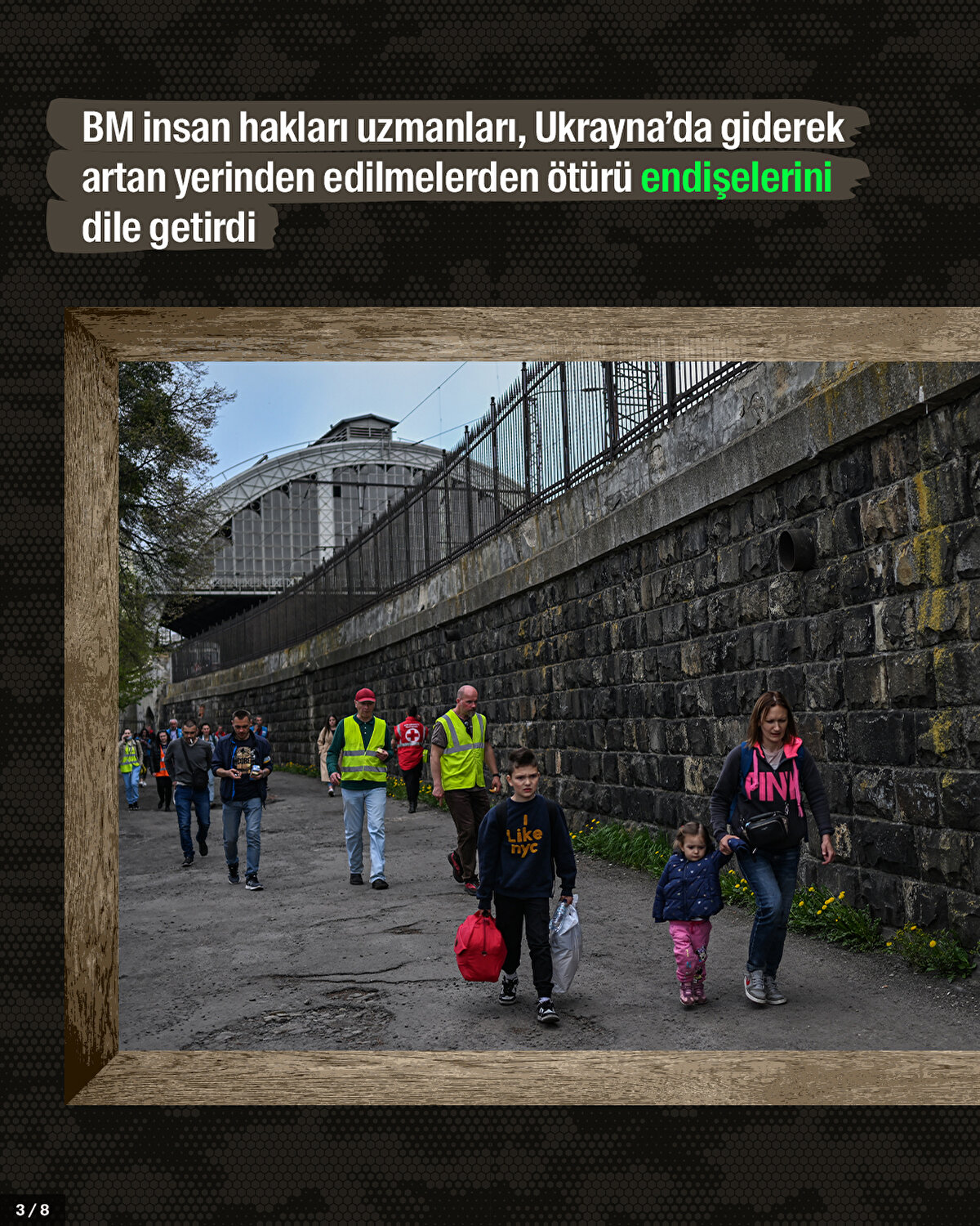 BM insan hakları uzmanları, Ukrayna’da giderek artan yerinden edilmelerden ötürü endişelerini dile getirdi.