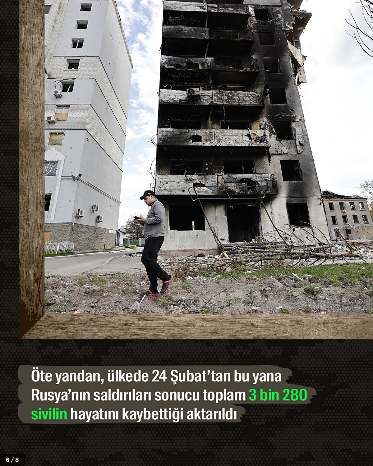 Öte yandan, ülkede 24 Şubat’tan bu yana Rusya’nın saldırıları sonucu toplam 3 bin 280 sivilin hayatını kaybettiği aktarıldı.