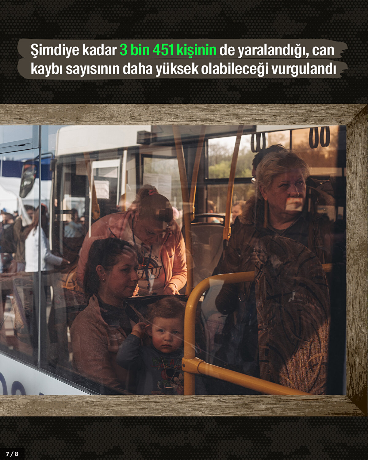 Şimdiye kadar 3 bin 451 kişinin de yaralandığı, can kaybı sayısının daha yüksek olabileceği vurgulandı.