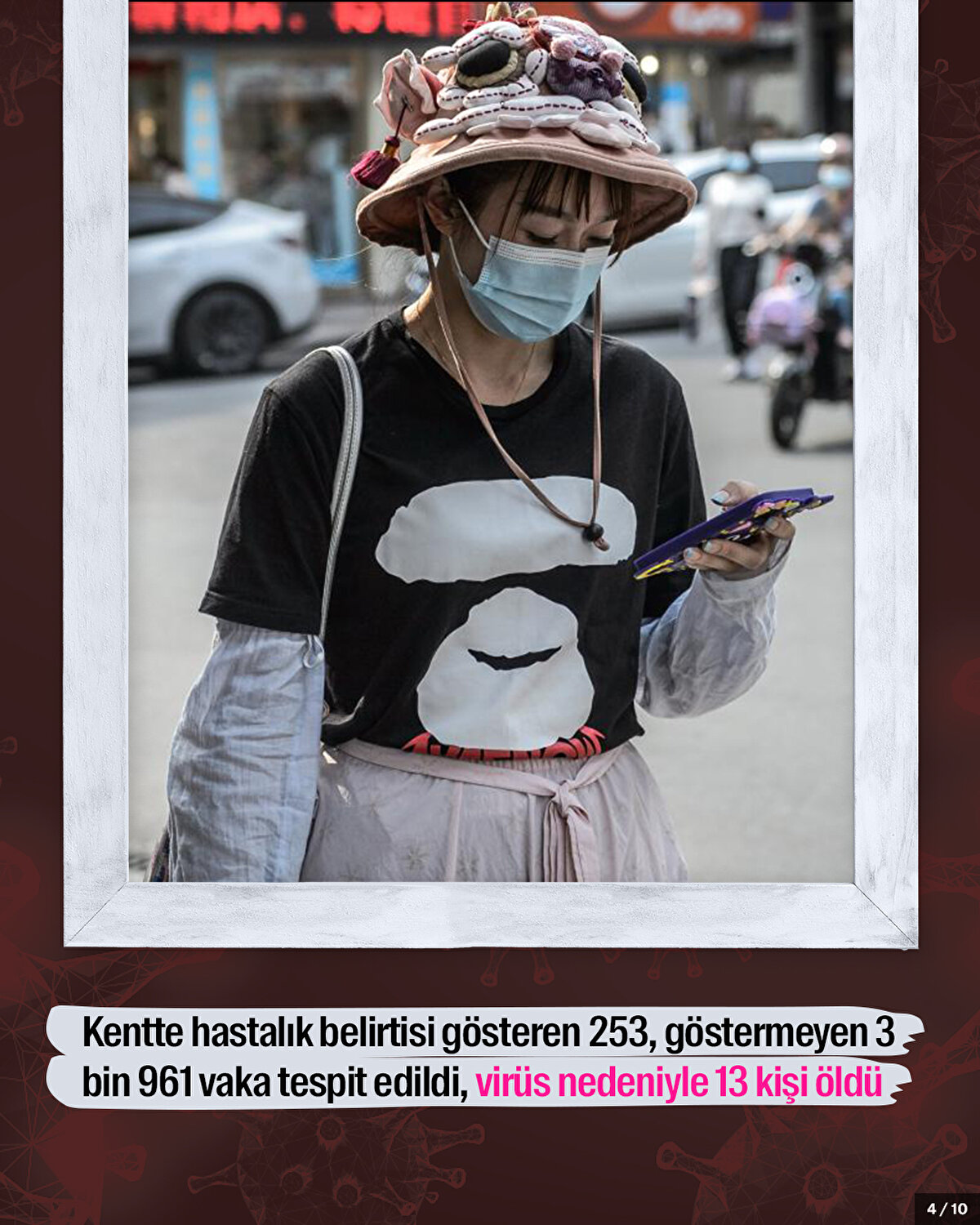 Kentte hastalık belirtisi gösteren 253, göstermeyen 3 bin 961 vaka tespit edildi, virüs nedeniyle 13 kişi öldü