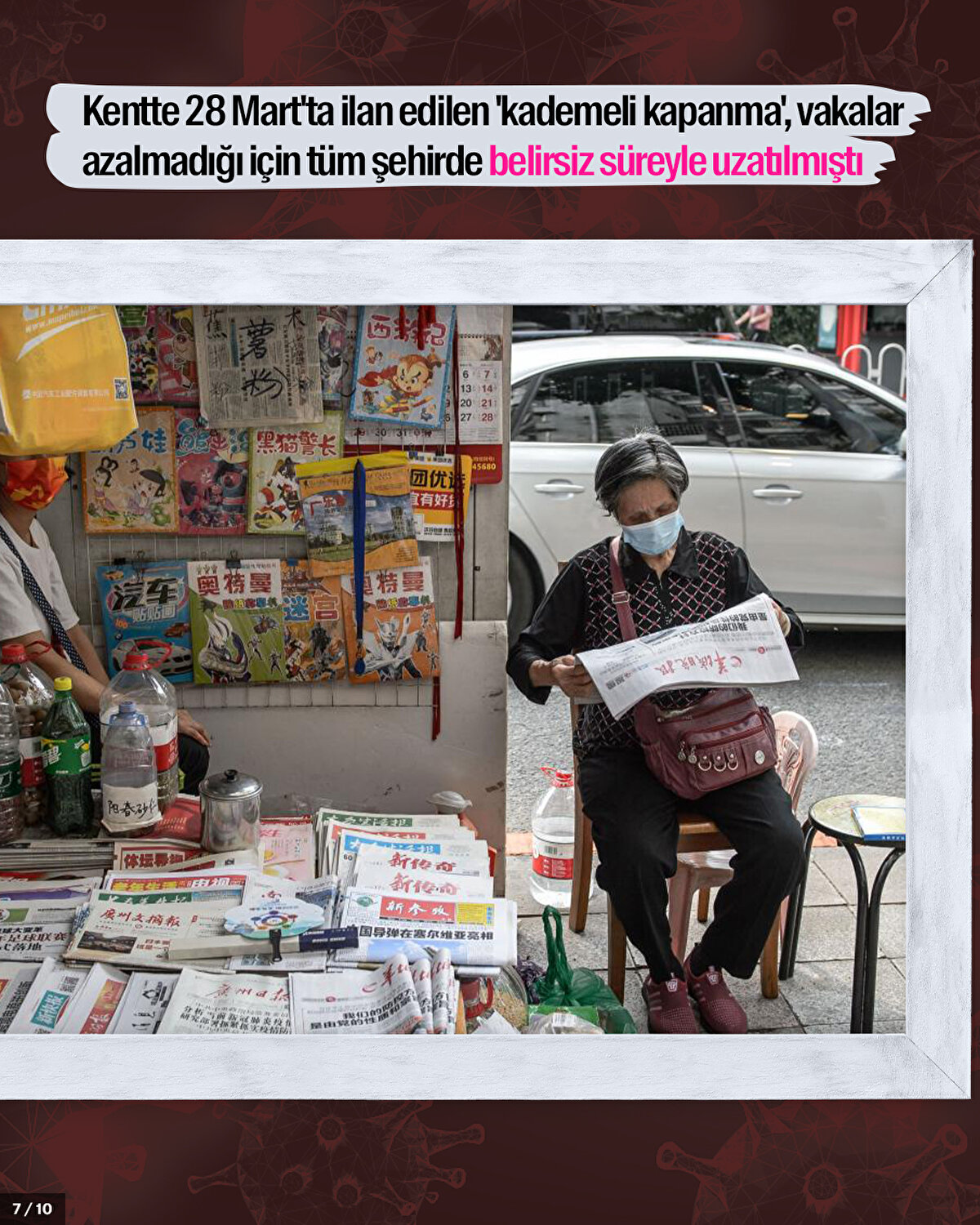 Kentte 28 Mart'ta ilan edilen 'kademeli kapanma', vakalar azalmadığı için tüm şehirde belirsiz süreyle uzatılmıştı