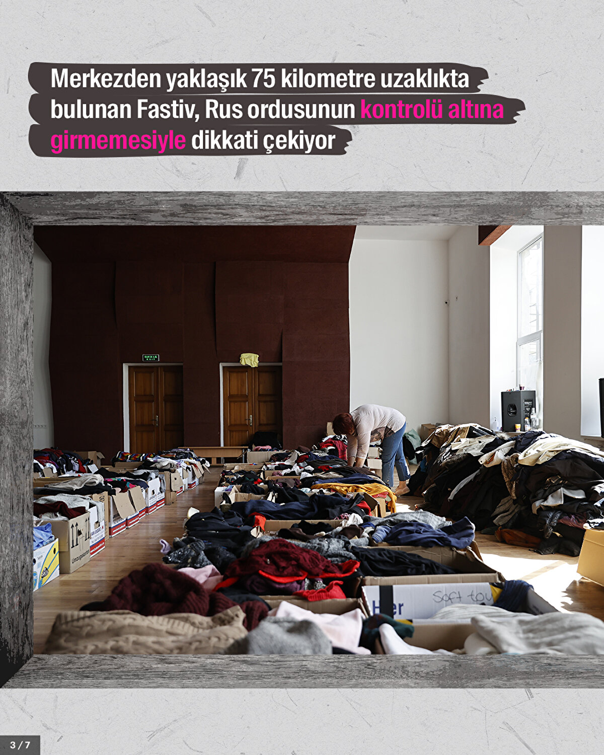 Merkezden yaklaşık 75 kilometre uzaklıkta bulunan Fastiv, Rus ordusunun kontrolü altına girmemesiyle dikkati çekiyor.