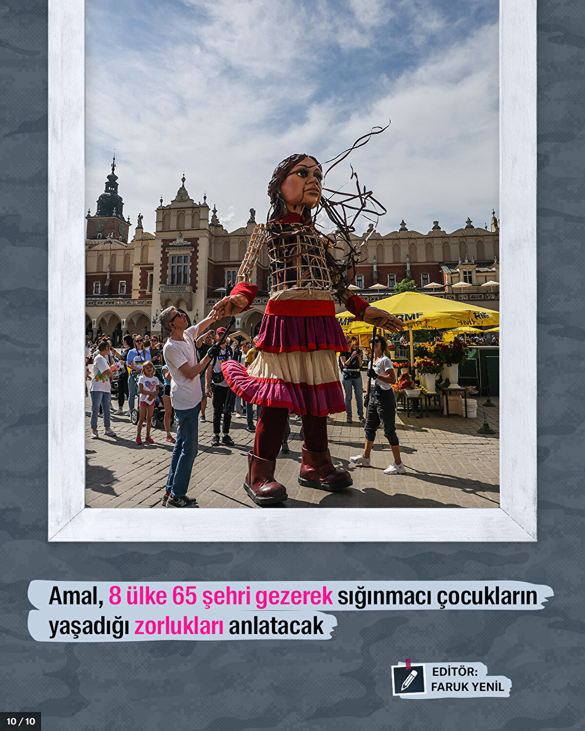 Amal, 8 ülke 65 şehri gezerek sığınmacı çocukların yaşadığı zorlukları anlatacak
