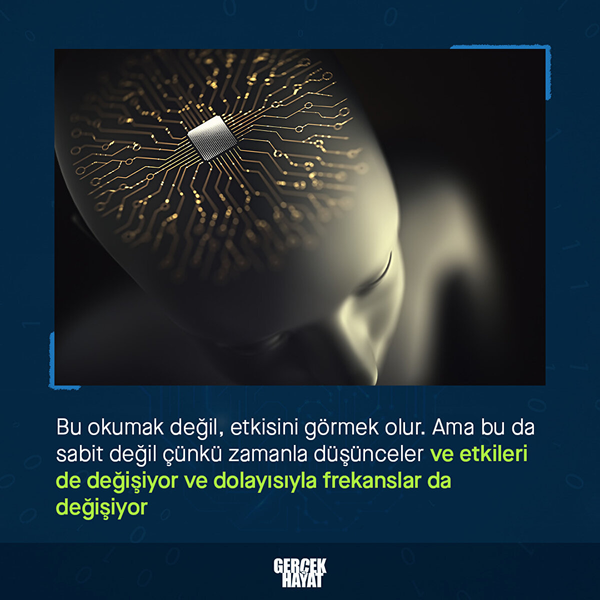 Bu okumak değil, etkisini g&#246;rmek olur