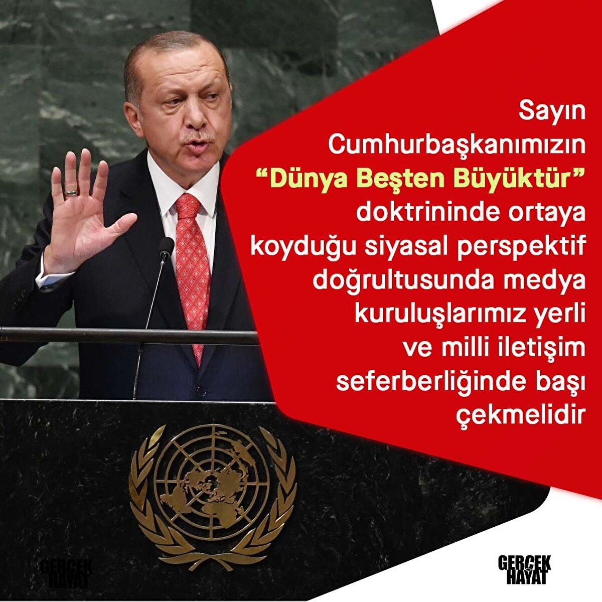 Medya kuruluşlarımız yerli ve milli iletişim seferberliğinde başı çekmelidir