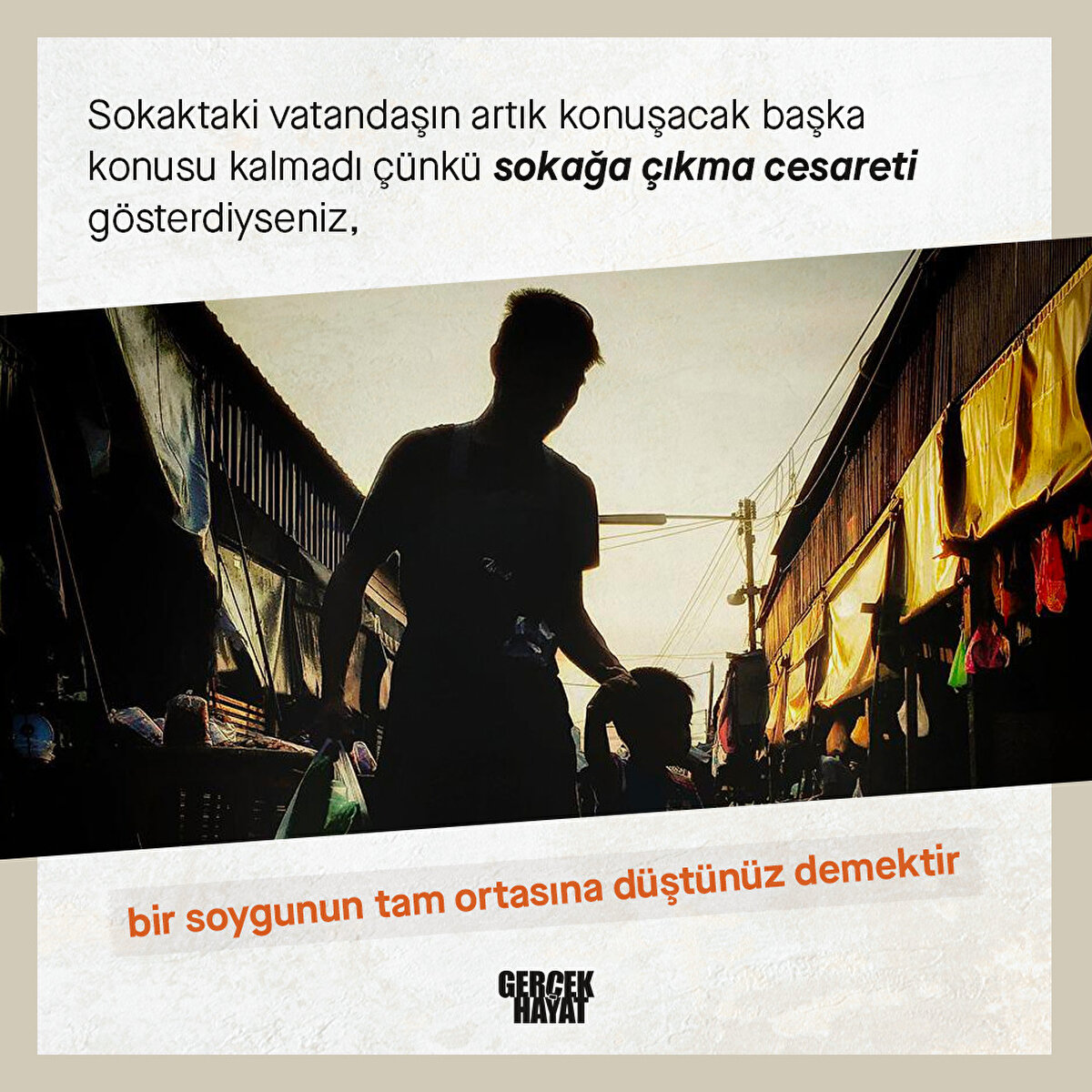 Sokaklar bir soygun sahnesine döndü