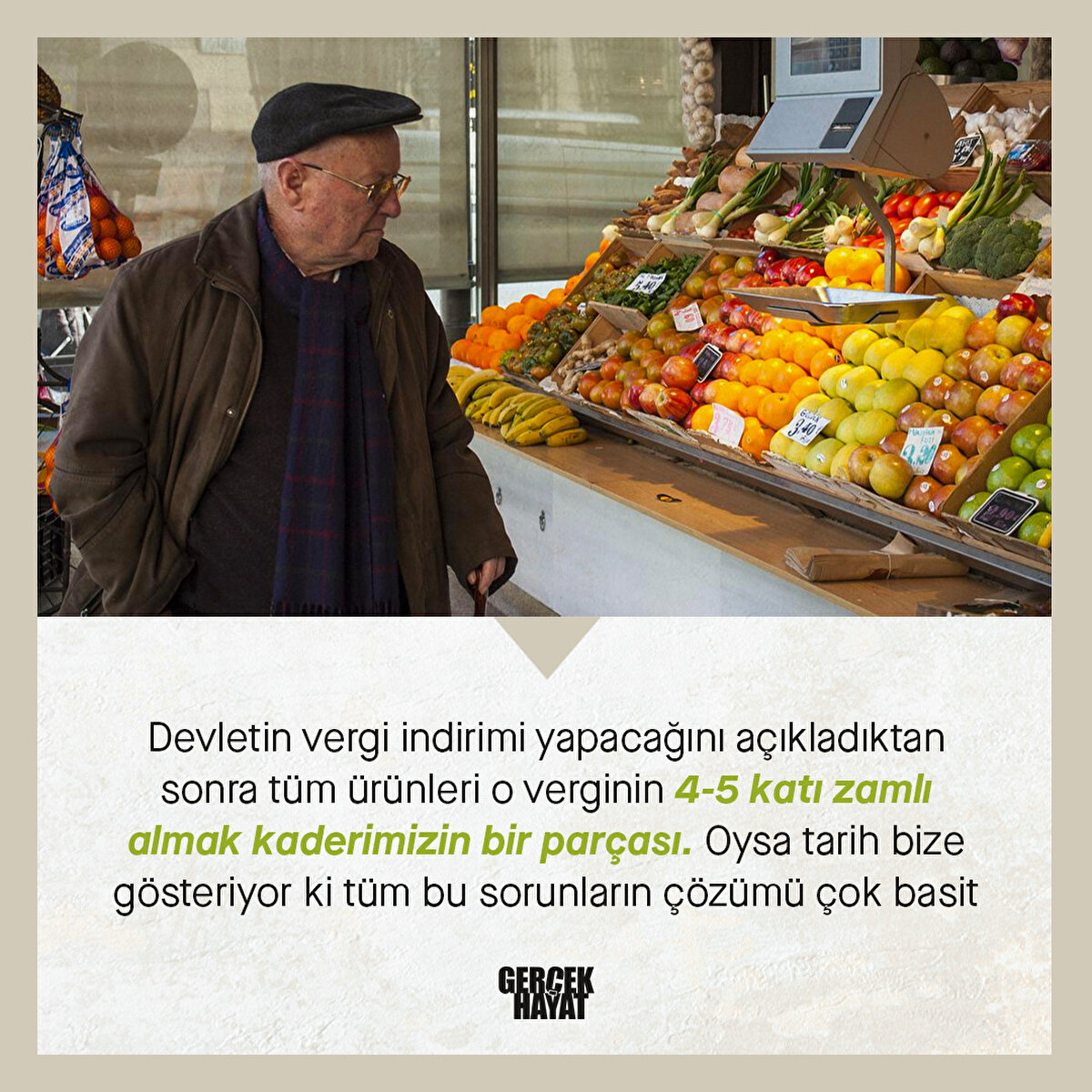 Oysa tarih bize gösteriyor ki tüm bu sorunların çözümü çok basit