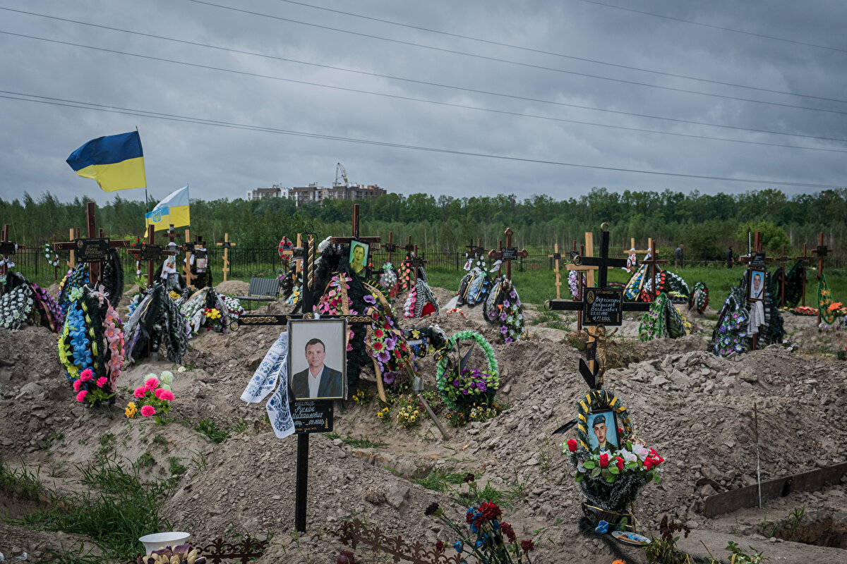 Фото украинских кладбищ военных