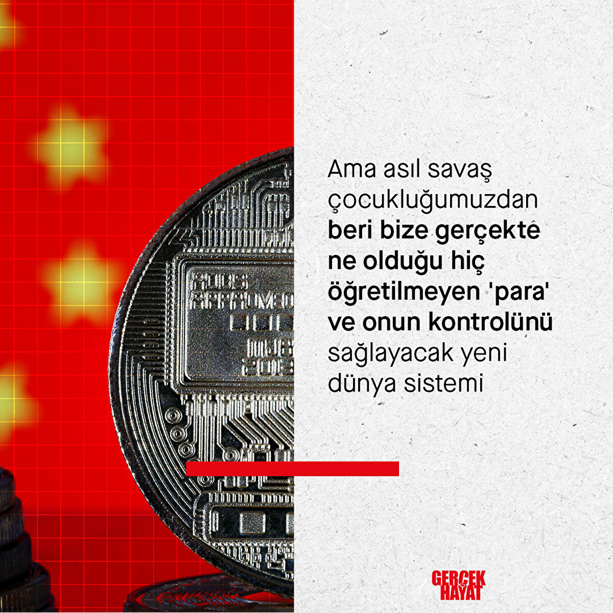 Yeni dünya sistemi kontrol altındaki para ile kurulacak