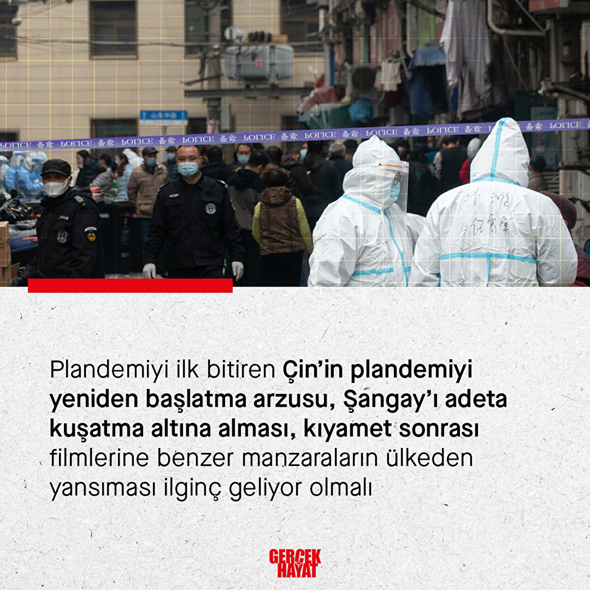 Kıyamet sonrası filmlerine benzer manzaraların ülkeden yansıması ilginç geliyor olmalı