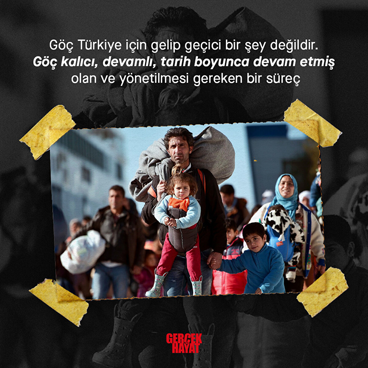 Göç Türkiye için gelip geçici bir şey değil