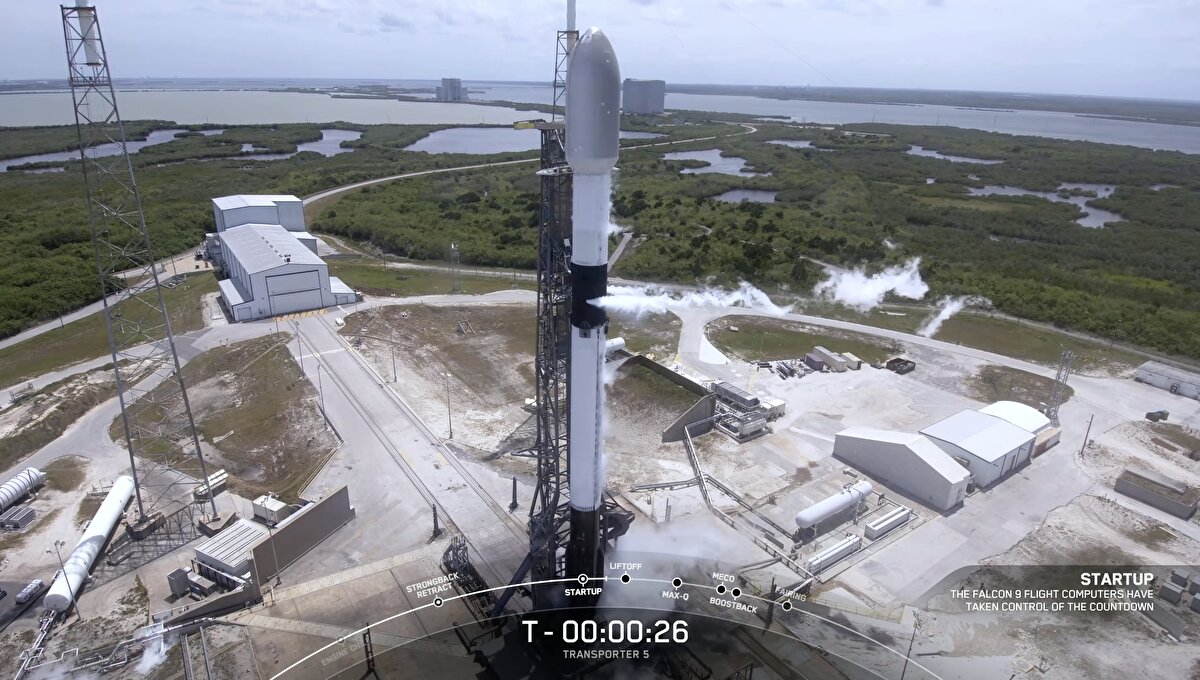 Türkiye'nin ilk uydusu Plan-S , Uzay'a fırlatıldı. Plan-S'i Elon Musk'un şirketi SpaceX uzaya taşıdı. <br><br>