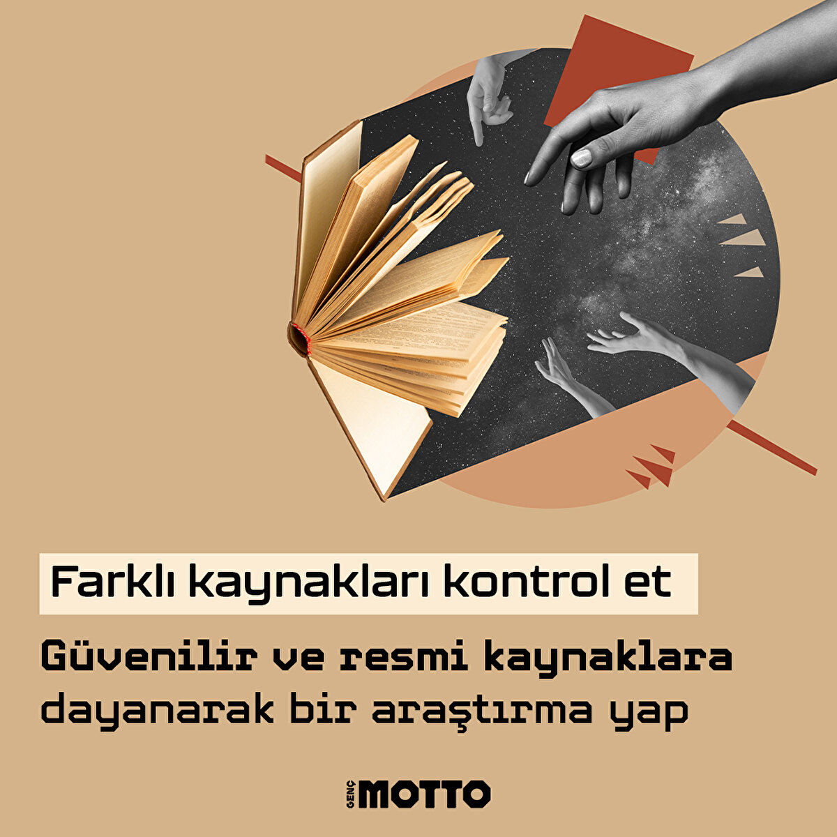 Farklı kaynakları kontrol etG&#252;venilir ve resmi kaynaklara dayanarak bir araştırma yap