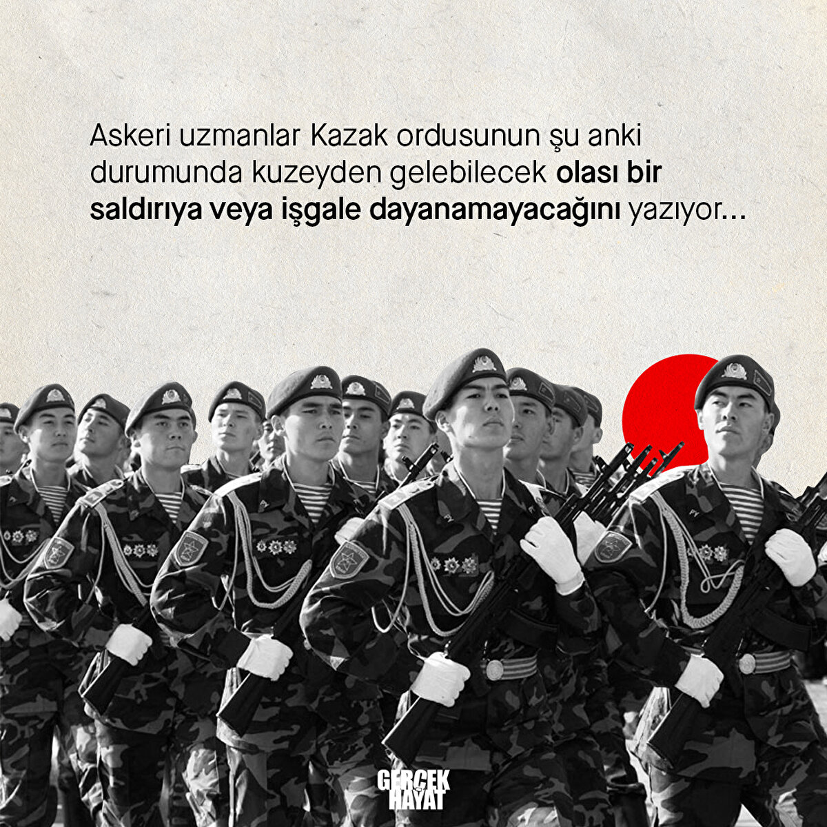 Olası bir saldırıya veya işgale dayanamayacağını yazıyor...