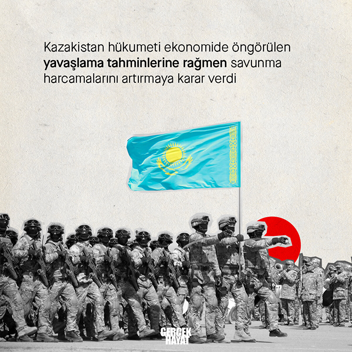 Kazakistan savunma harcamalarını artırmaya karar verdi