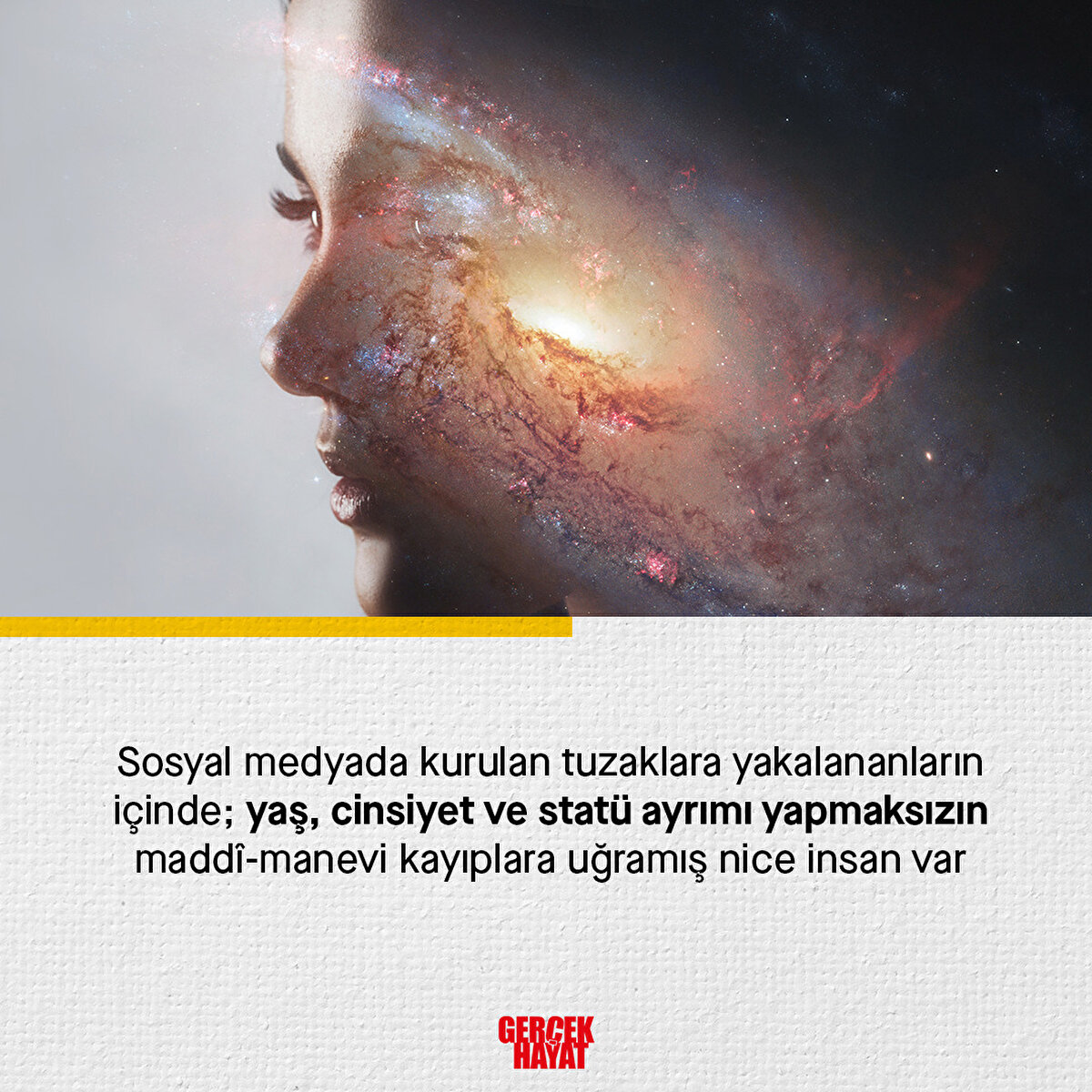 Yaş, cinsiyet ve stat&#252; ayrımı yapmaksızın madd&#238;-manevi kayıplara uğramış nice insan var