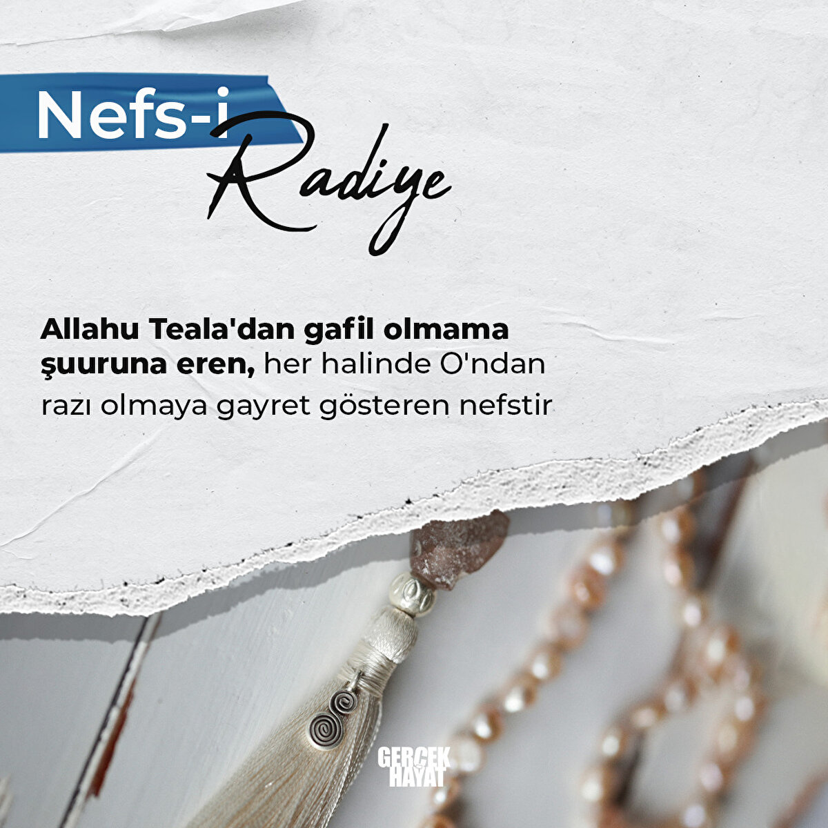 O'ndan razı olmaya gayret gösteren nefstir