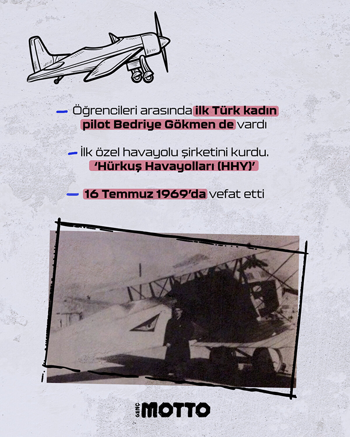 İlk özel havayolu şirketini kurdu. 'Hürkuş Havayollar (HHY)'