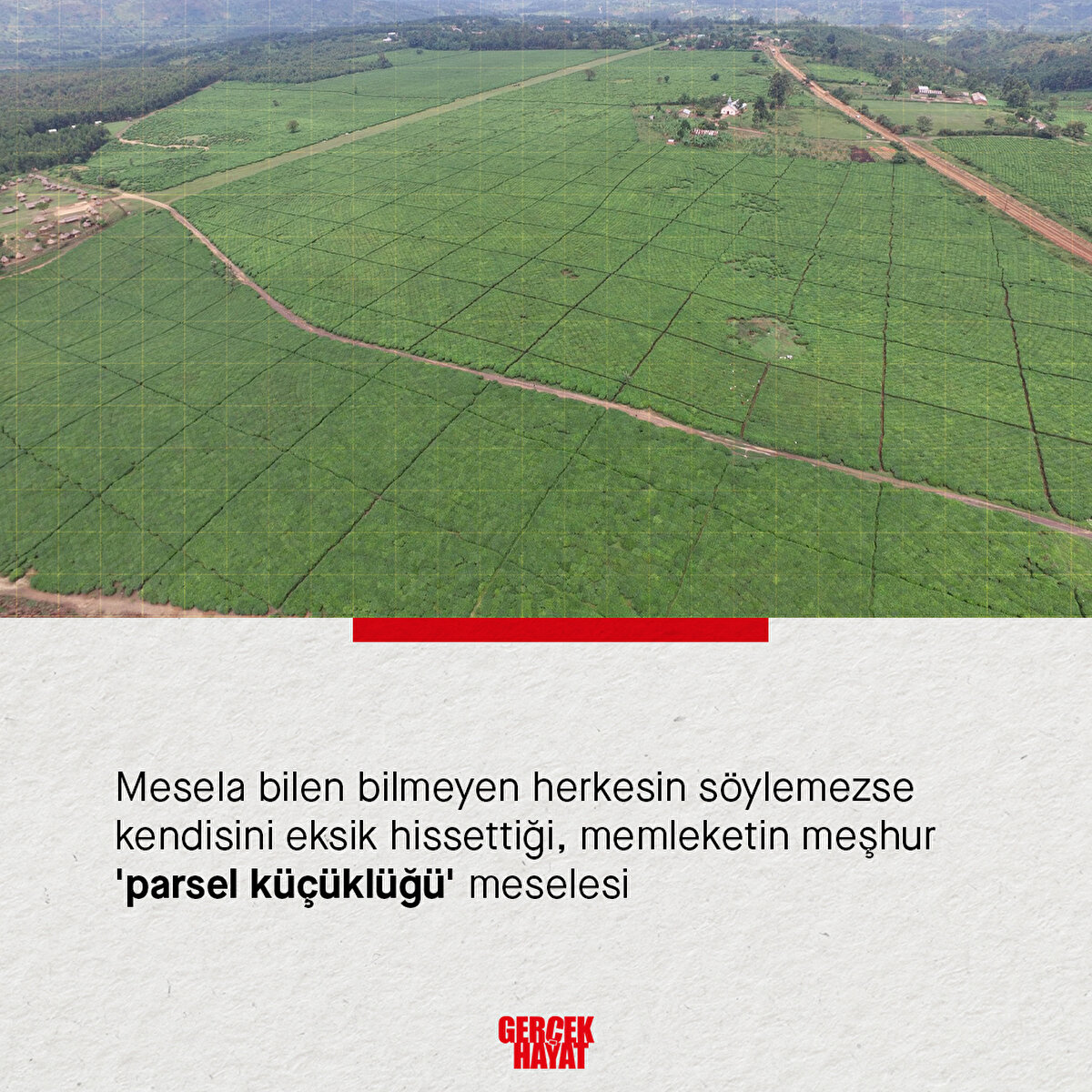 'Parsel k&#252;&#231;&#252;kl&#252;ğ&#252;' meselesi