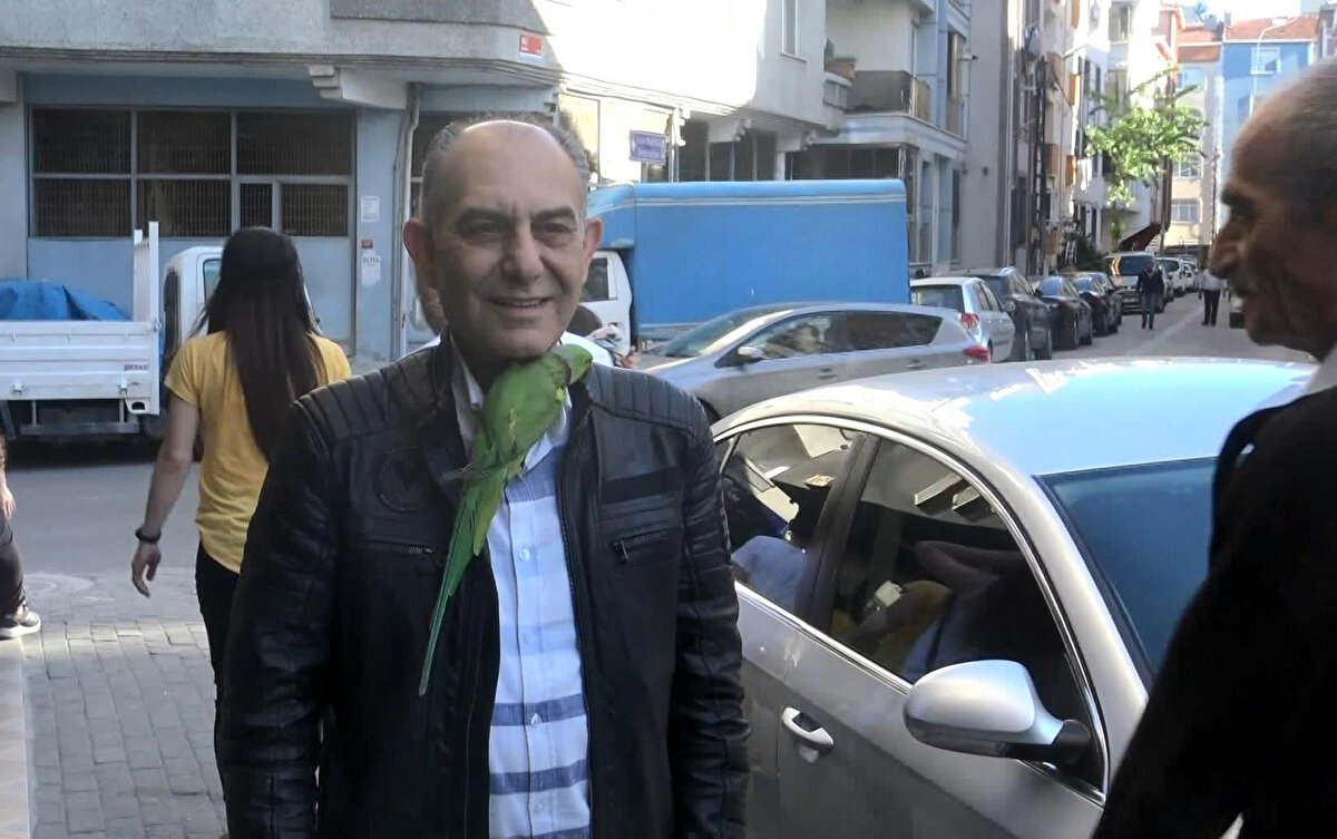 Gümüşpala Mahallesi'nde oturan ve bir şirkette çalışan Gökçe, 'Nini' ismini verdiği papağanı ile dışarı çıktığında herkesin kendisine şaşkınlıkla baktığını söyledi.