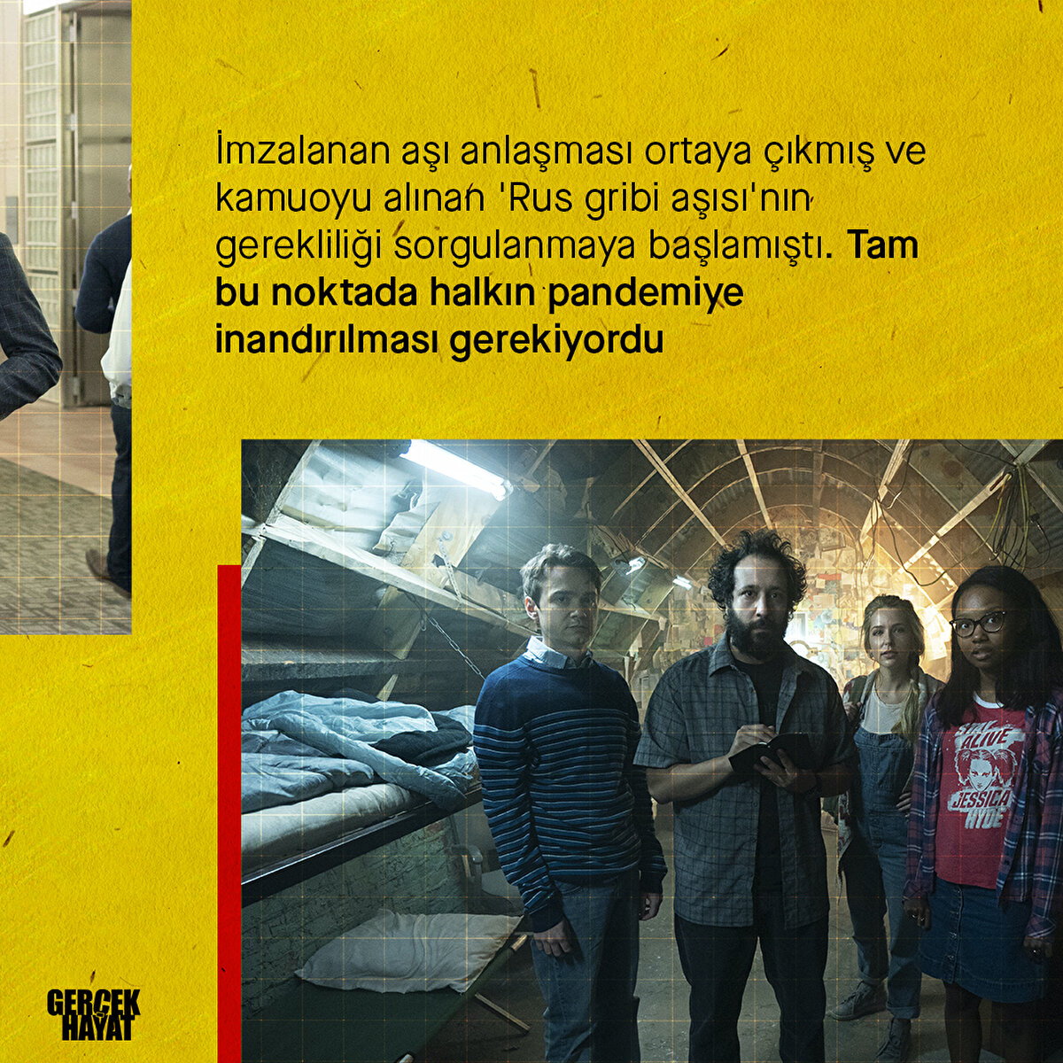 Tam bu noktada halkın pandemiye inandırılması gerekiyordu