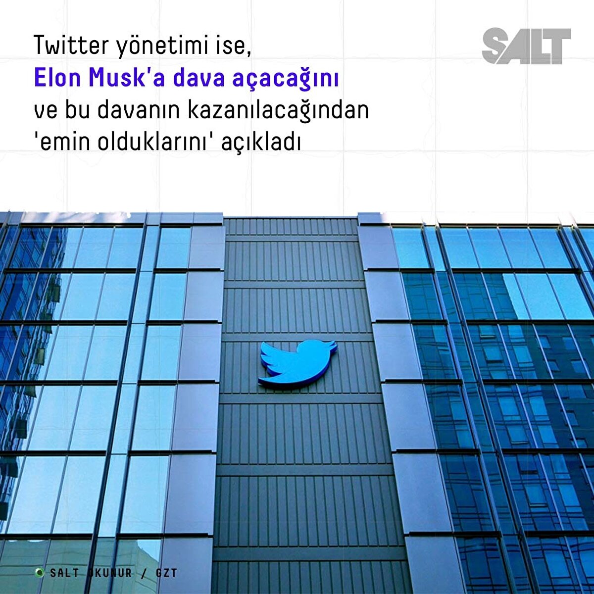 Twitter y&#246;netimi ise, Elon Musk'a dava a&#231;acağını ve bu davanın kazanılacağından 'emin olduklarını' a&#231;ıkladı