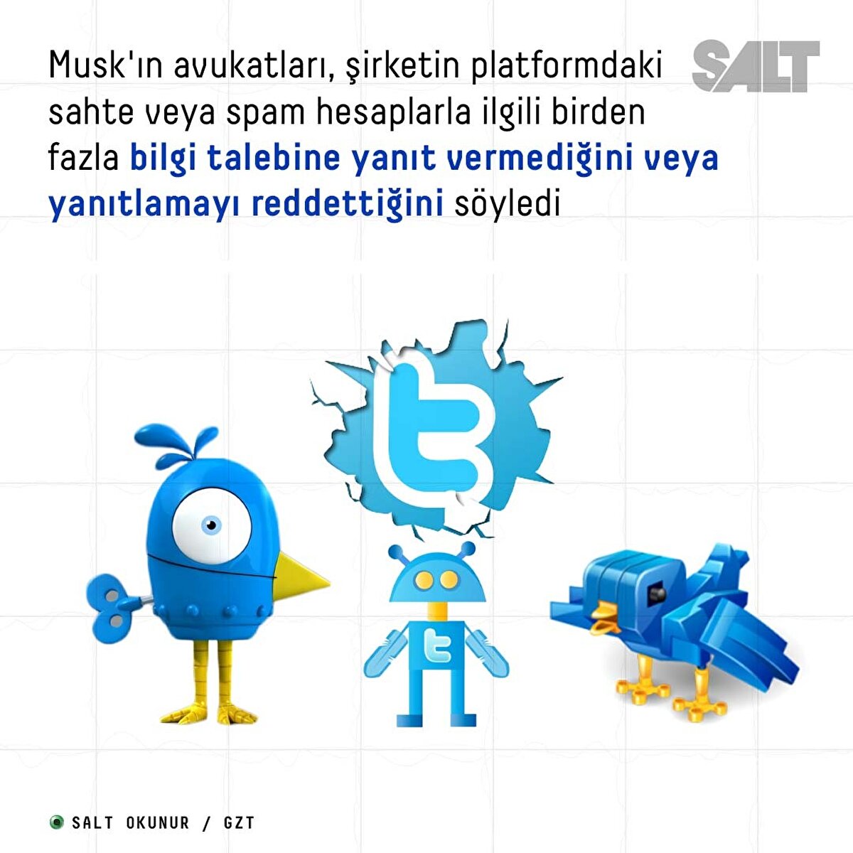 Musk'ın avukatları, şirketin platformdaki sahte veya spam hesaplarla ilgili birden fazla bilgi talebine yanıt vermediğini veya yanıtlamayı reddettiğini s&#246;yledi