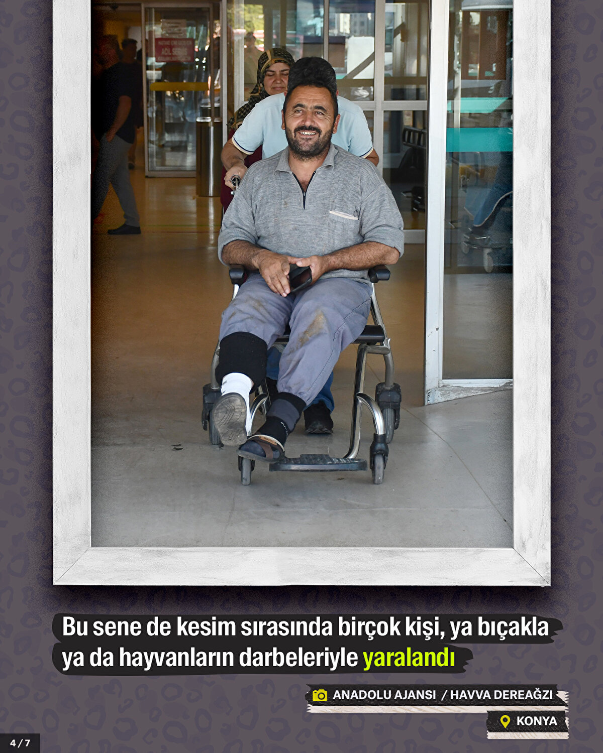 Her yıl olduğu gibi bu sene de kesim sırasında birçok kişi, ya bıçakla ya da hayvanların darbeleriyle yaralandı