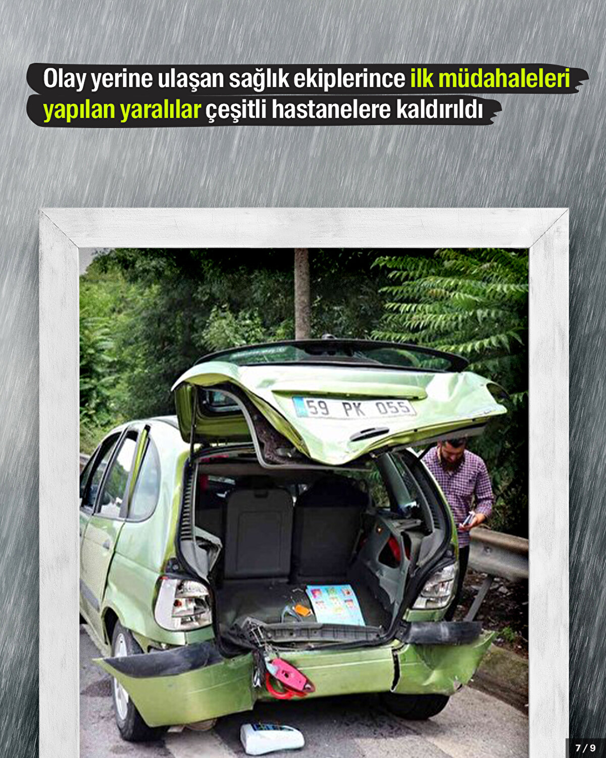 Olay yerine ulaşan sağlık ekiplerince ilk müdahaleleri yapılan yaralılar çeşitli hastanelere kaldırıldı.