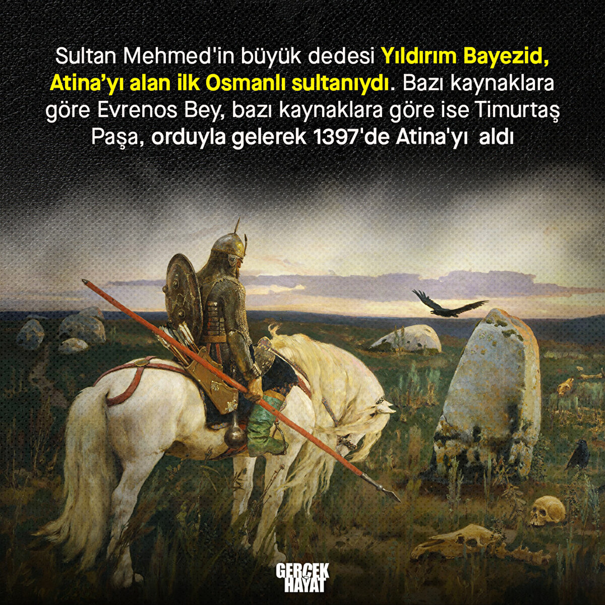 Yıldırım Bayezid, Atina’yı alan ilk Osmanlı sultanıydı