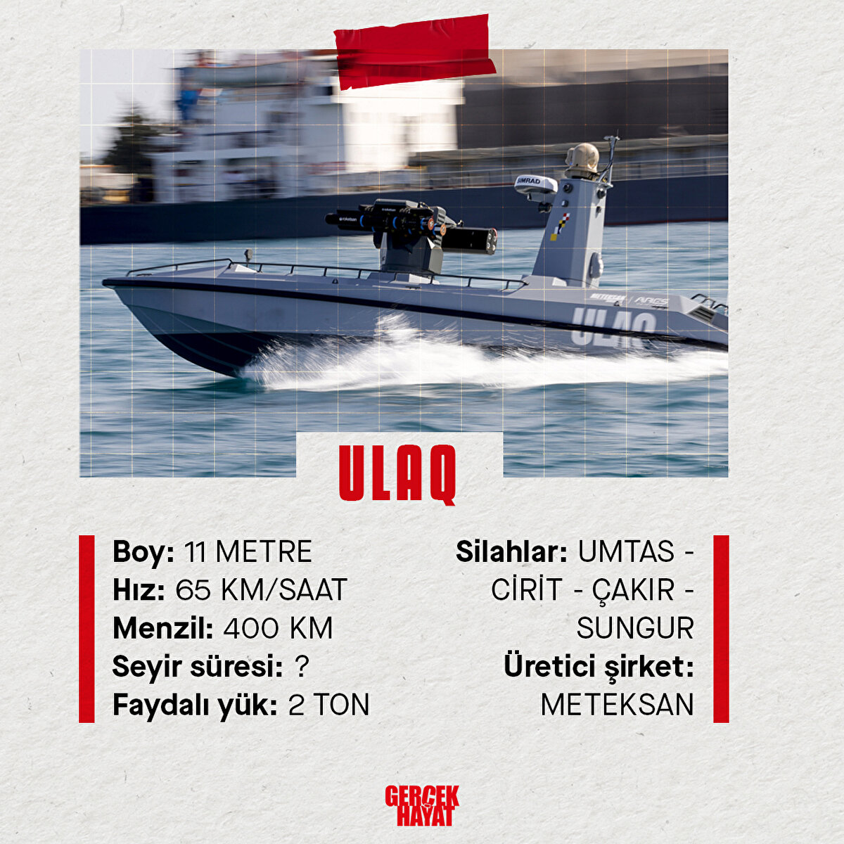 METEKSAN üretimi ULAQ 