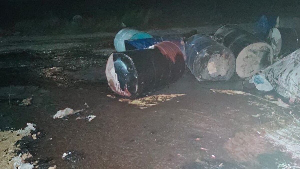 Konya'da kimyasal atıkları araziye bırakan şüphelilere 38,5 milyon lira ceza kesildi.<br><br>