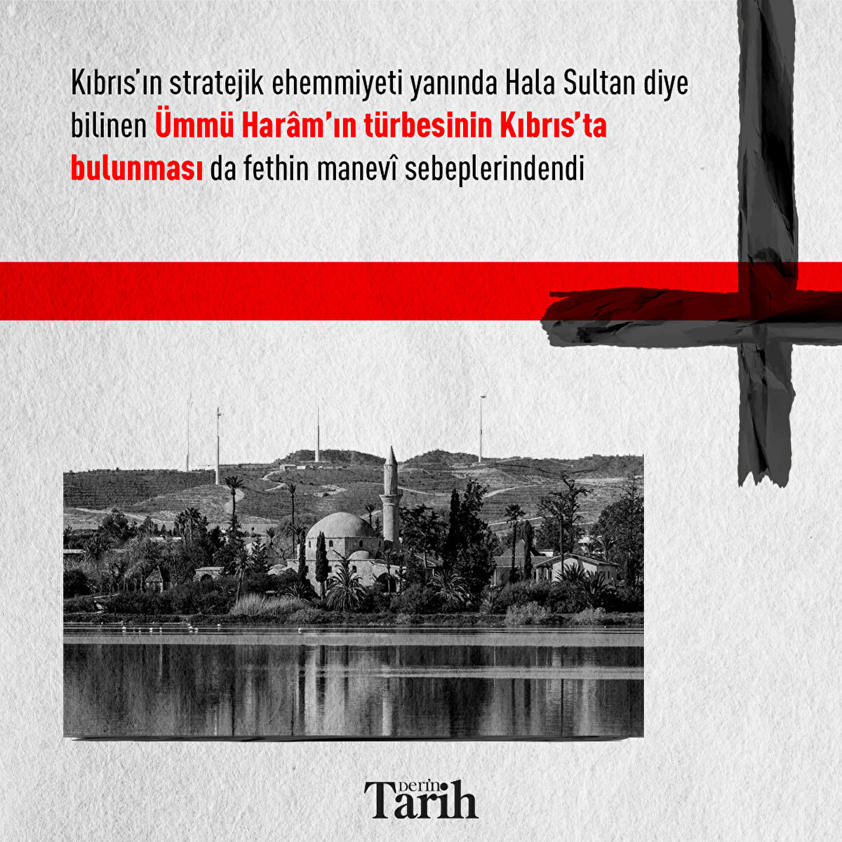 Kıbrıs’ın stratejik ehemmiyeti yanında Hala Sultan diye bilinen Ümmü Harâm’ın türbesinin Kıbrıs’ta bulunması da fethin manevî sebeplerindendi