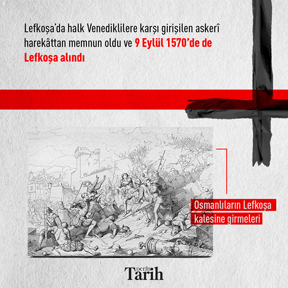 Lefkoşa’da halk Venediklilere karşı girişilen askerî harekâttan memnun oldu ve 9 Eylül 1570’de de Lefkoşa alındı