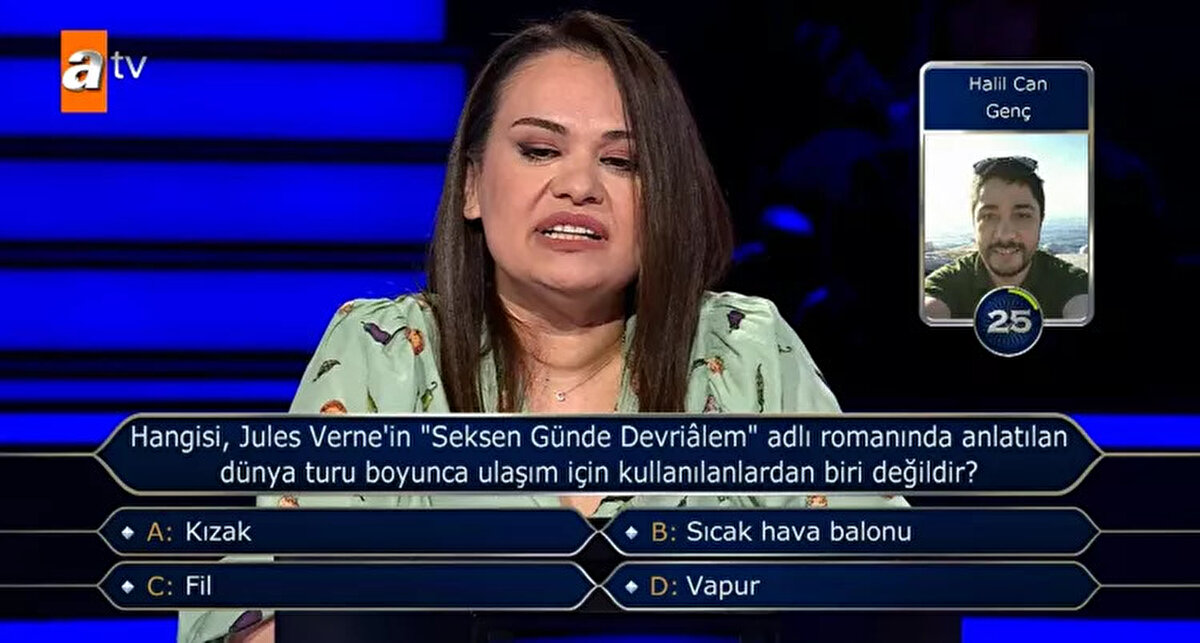 Kararsızlık yaşayan Sağlam, uzun bir süre düşündü ve çift joker cevap hakkını kullanmaya karar verdi.<br><br>